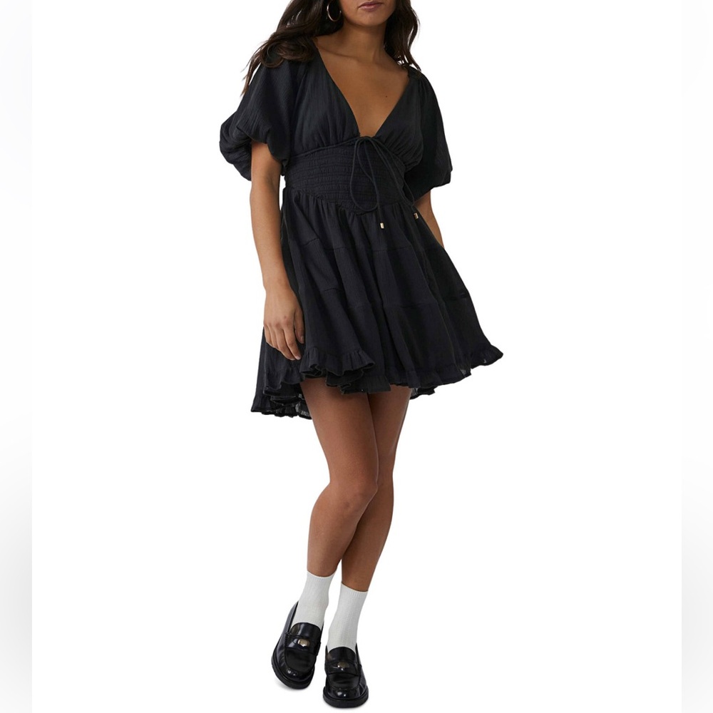 NWT Free People Women's Perfect Day Cotton Mini Dress, size XS